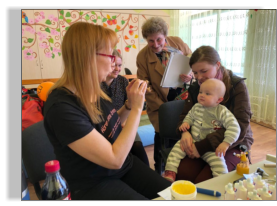 Nicole versucht ihr Glück.