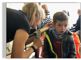 Daniela in ihrem Element