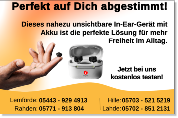 Perfekt auf Dich abgestimmt. Signia Insio Charge&Go CIC IX