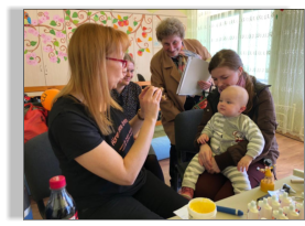 Nicole versucht ihr Glück.