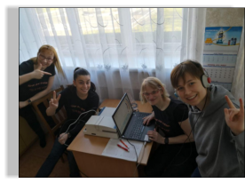 Das Team macht es sichtlich Spaß