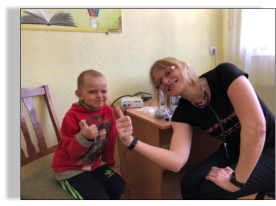 Daumen hoch für Daniela