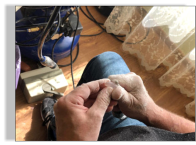 Gunnar hat alle Hände voll zu tun.