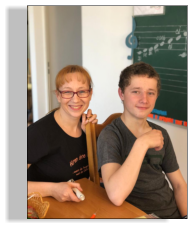 Nicole in ihrem Element.