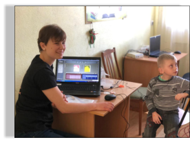 Paula mit Patienten